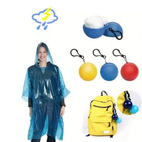 Disposable Raincoat Adults Hood Poncho Raincoat(Random Colours Shipping)